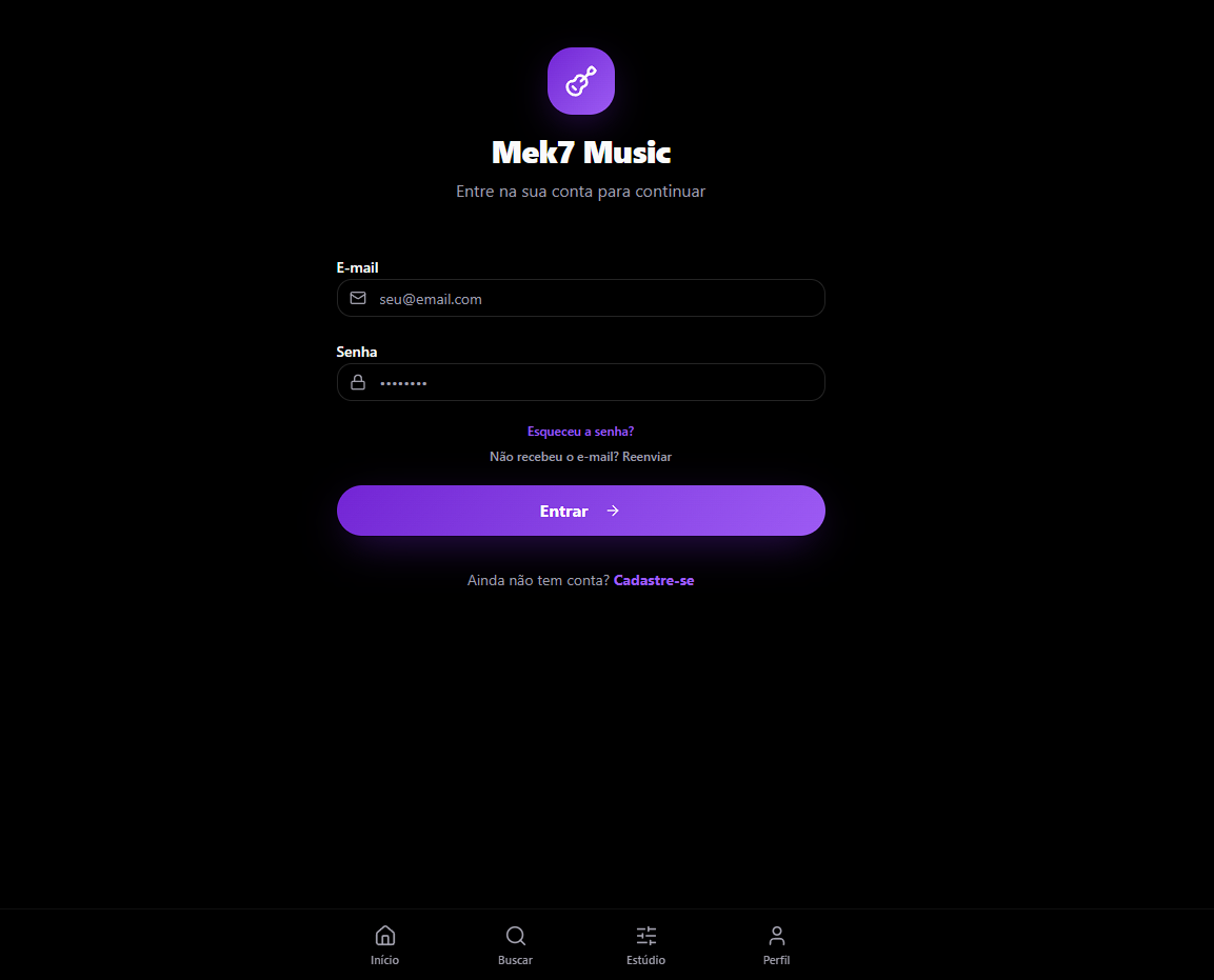 Mek7 Music App